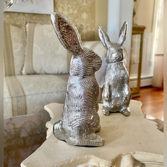 Classic Silver Bunny Figurine✨NEW✨ - Picture 5 of 8
